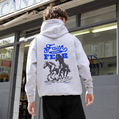 Faith Over Fear Drawstring Hoodie