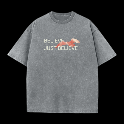 With God All Things Are Possible Washed T-Shirt