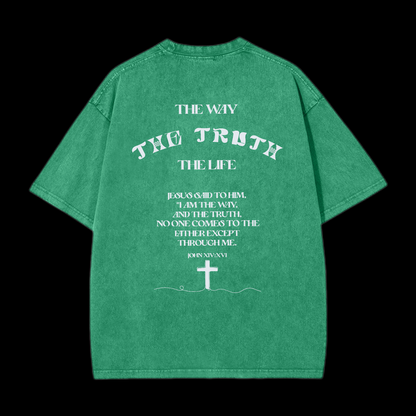 The Way The Truth The Life Washed T-Shirt