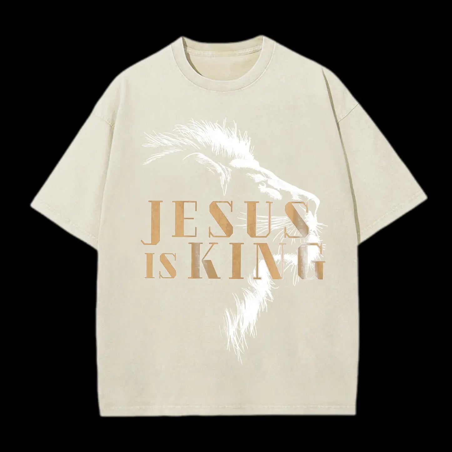 Jesus is king Washed T-Shirt