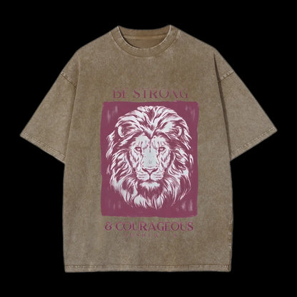BE STRONG AND COURAGEOUS CHRISTIAN TEE