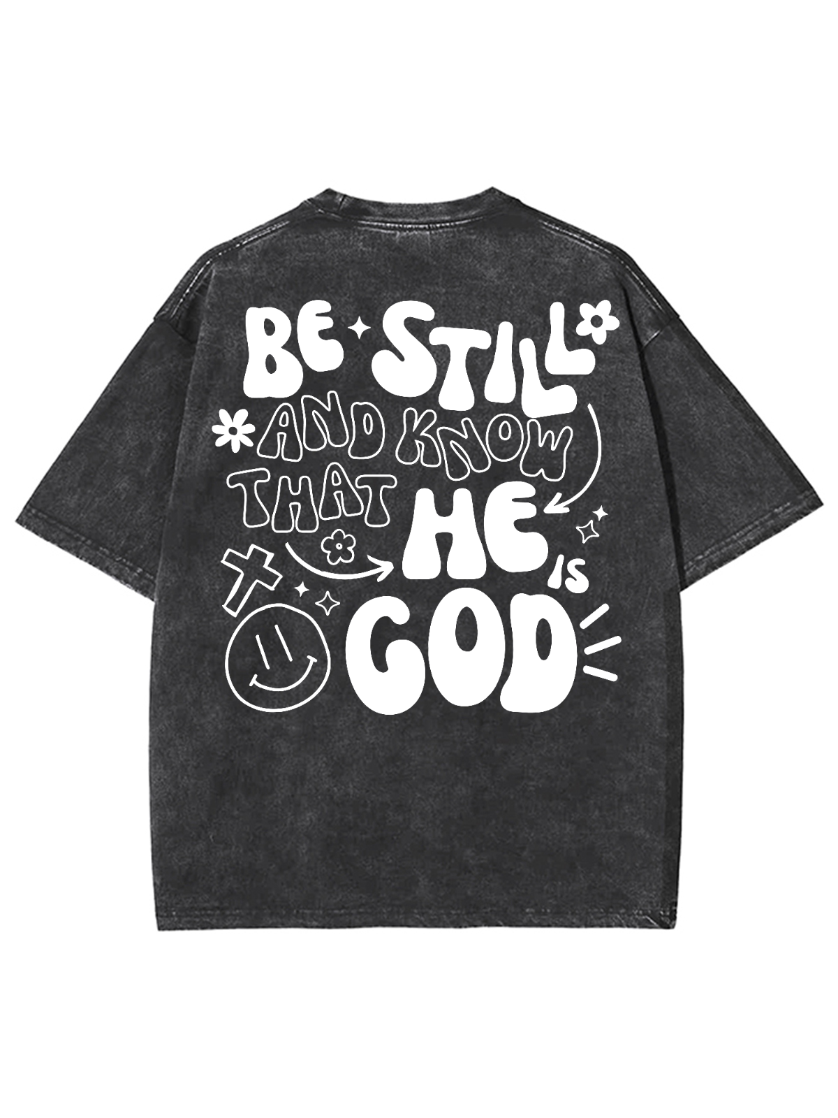 Be Still And Know Unisex Washed T-Shirt