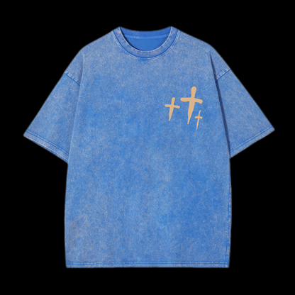 Jesus Saves Washed T-Shirt