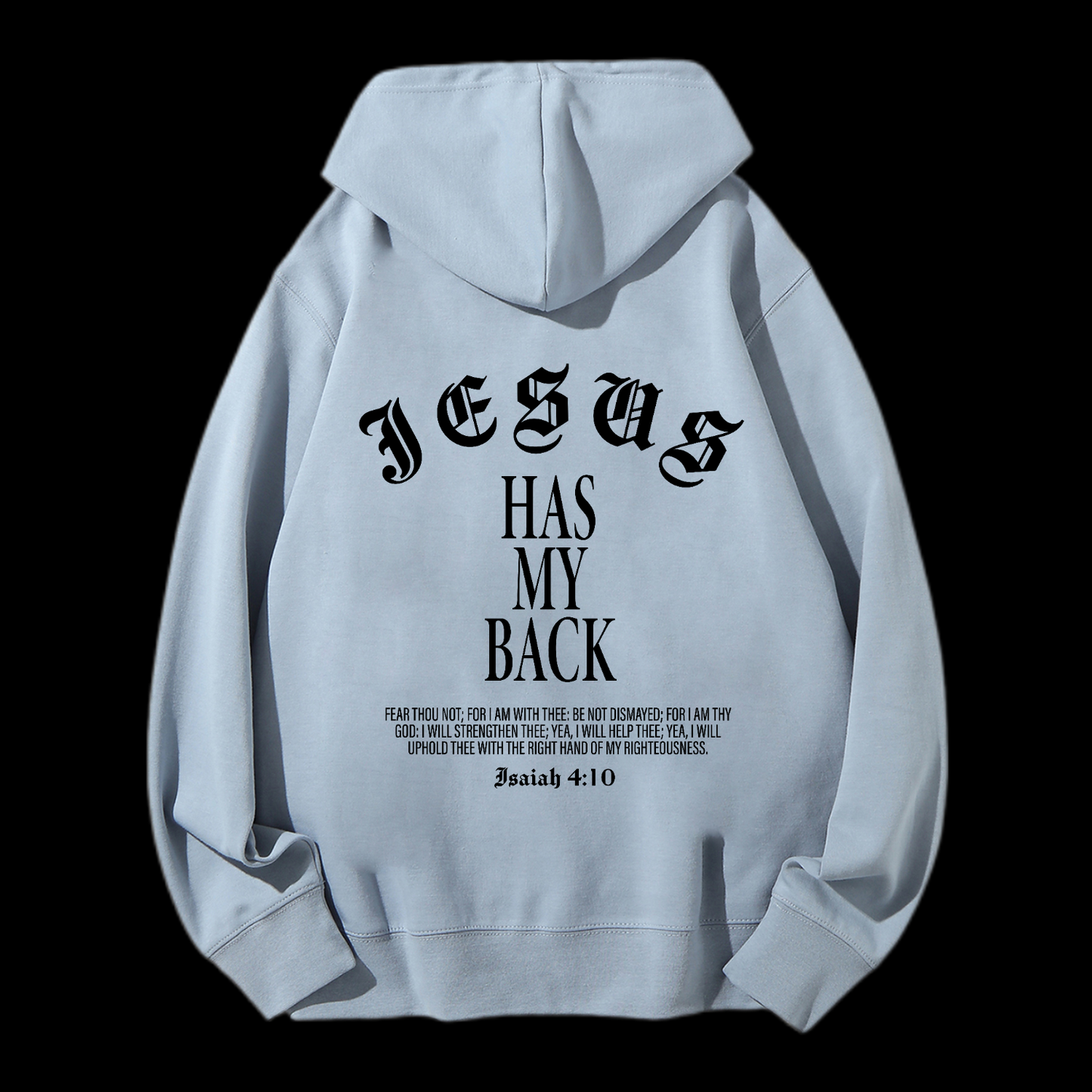 Jesus Has My Back Drawstring Hoodie