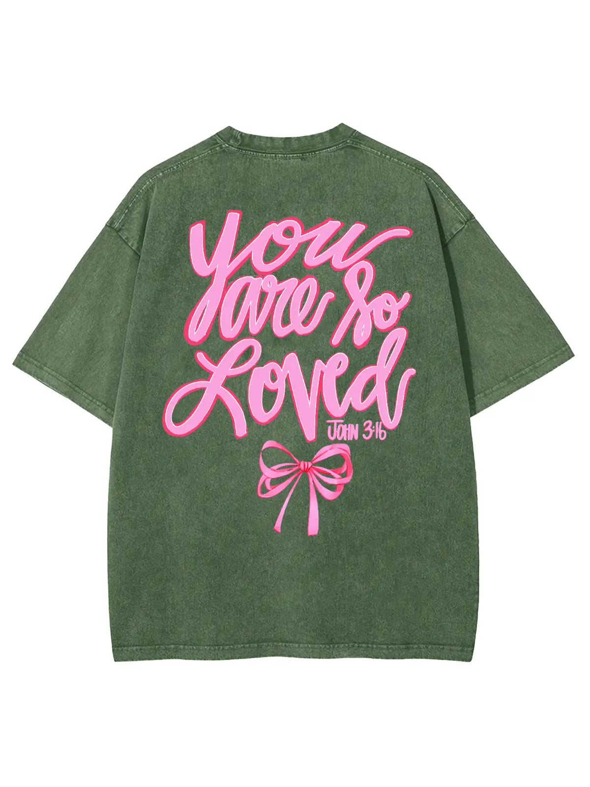You Are So Loved Unisex Washed T-Shirt