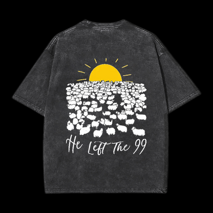 He Left The 99 Christian tee