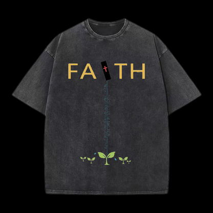 Never Be Thirsty Christian Washed Tee
