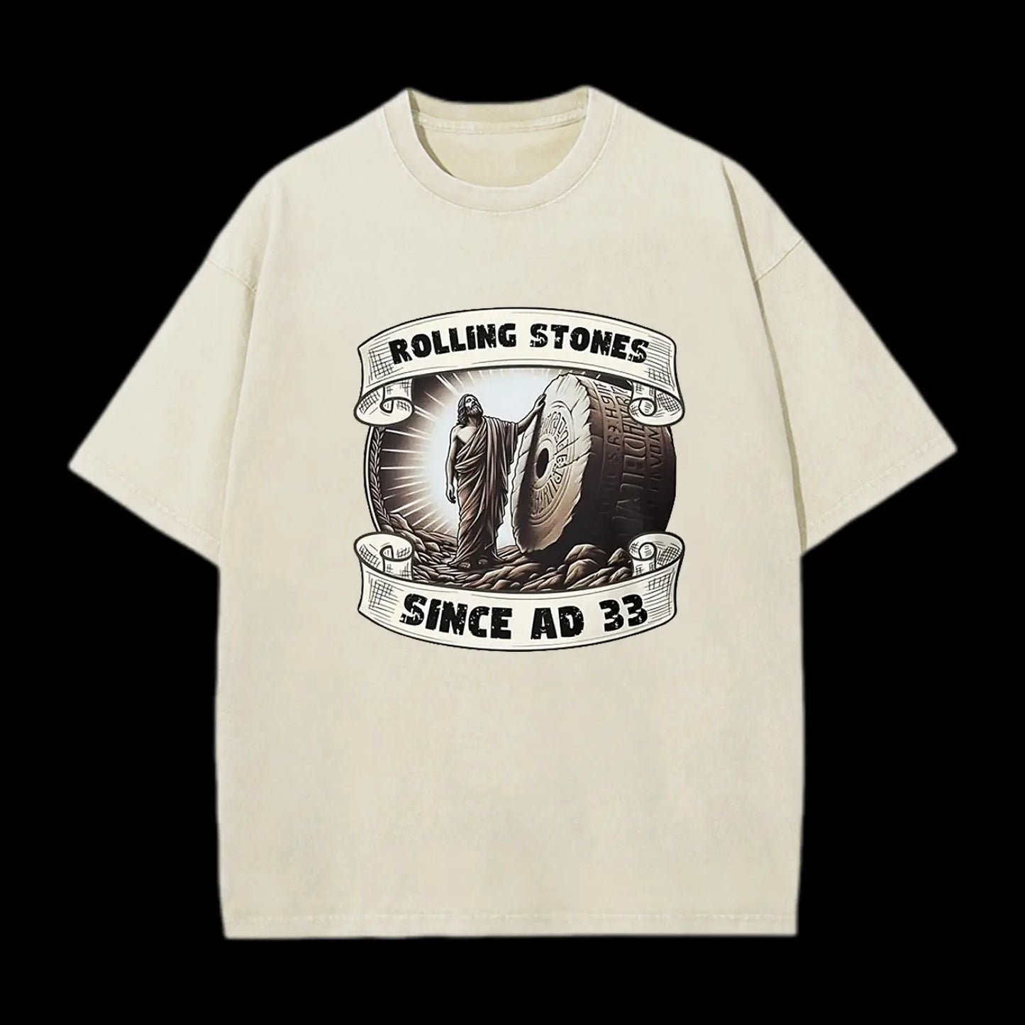 Rolling Stone Since AD 33 Christian Washed T-Shirt