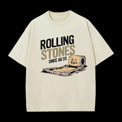 Rolling Stones Christian Washed T-Shirt
