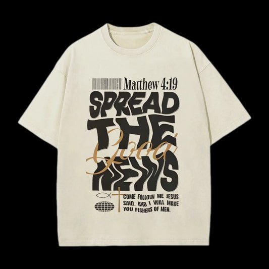 SPEREAD THE GOOD NEWS CHRISTIAN TEE