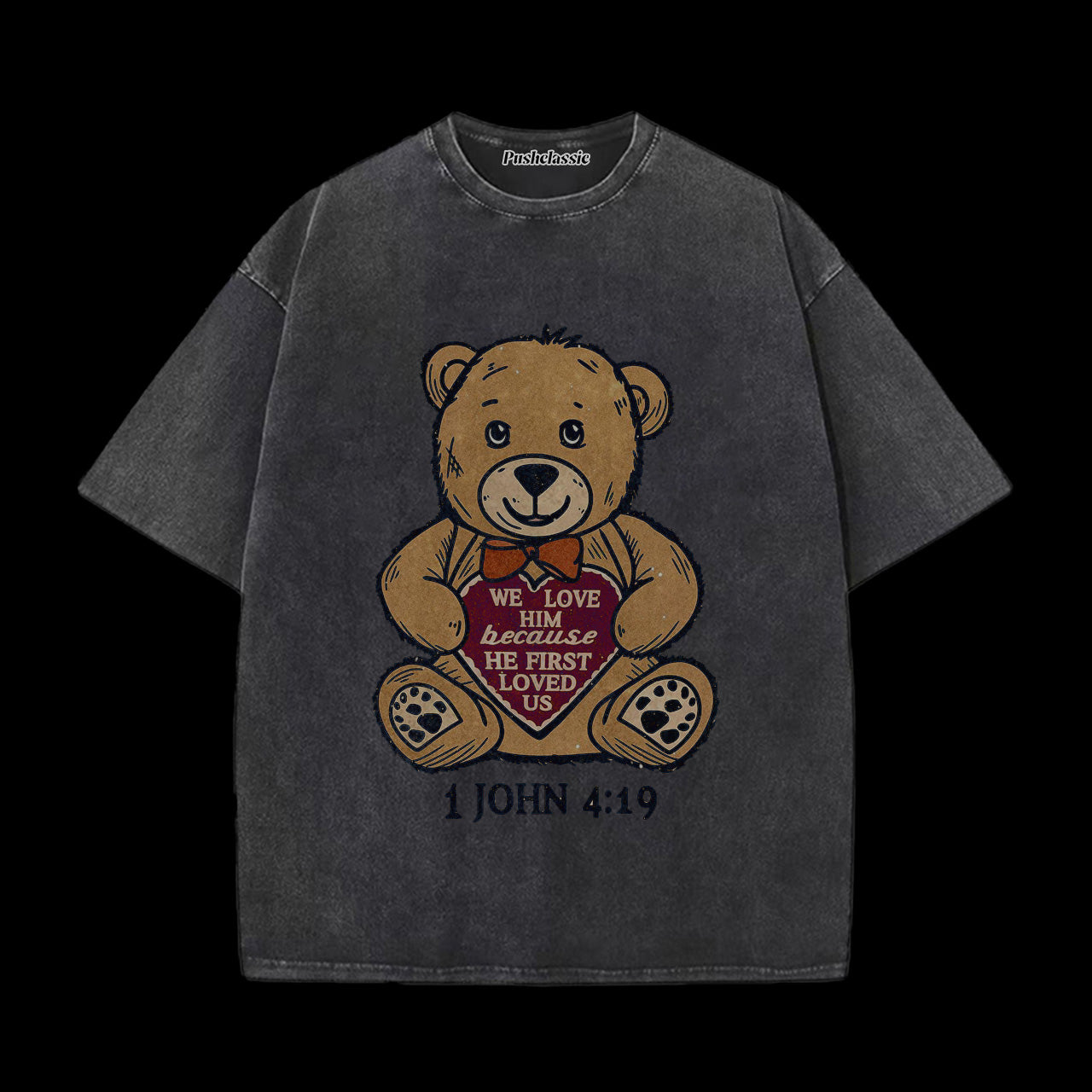 THE BEAR CHRISTIAN WASHED T-SHIRT