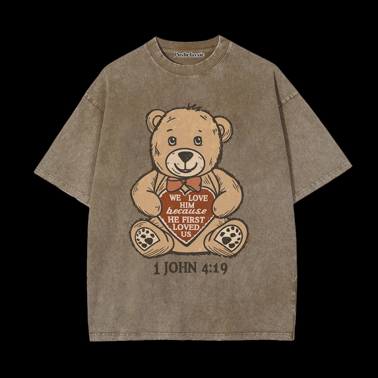 THE BEAR CHRISTIAN WASHED T-SHIRT