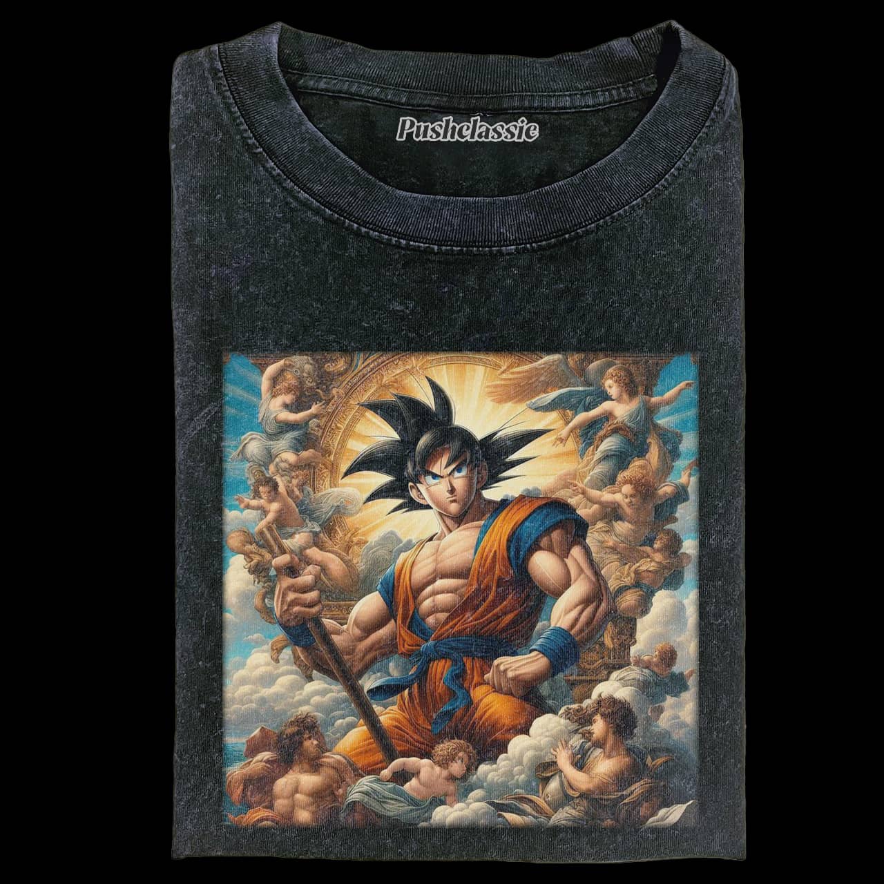 THE GOKU IN RELIGION FASHION WASHED T-SHIRT
