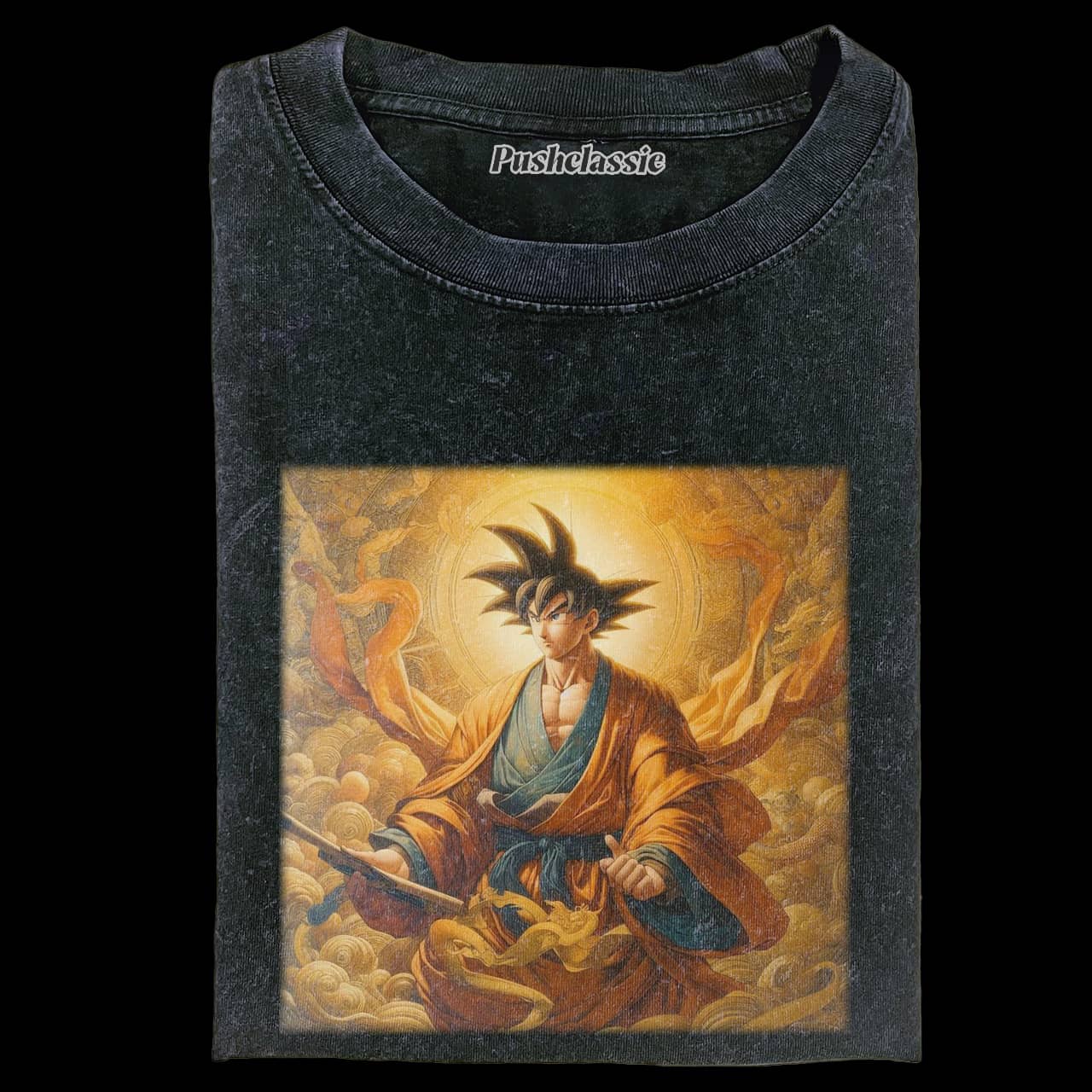 THE GOKU IN RELIGION FASHION WASHED T-SHIRT