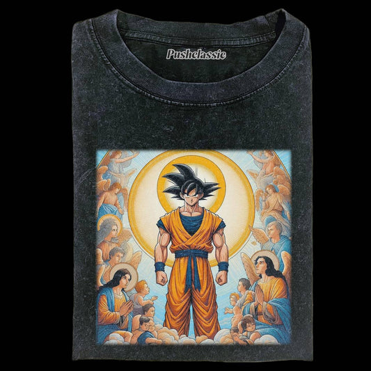 THE GOKU IN RELIGION FASHION WASHED T-SHIRT