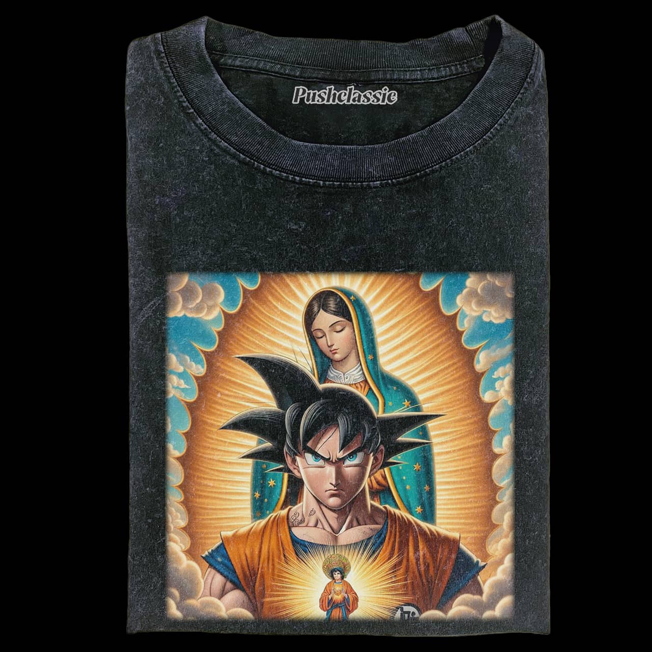 THE GOKU IN RELIGION FASHION WASHED T-SHIRT