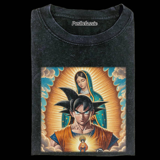 THE GOKU IN RELIGION FASHION WASHED T-SHIRT