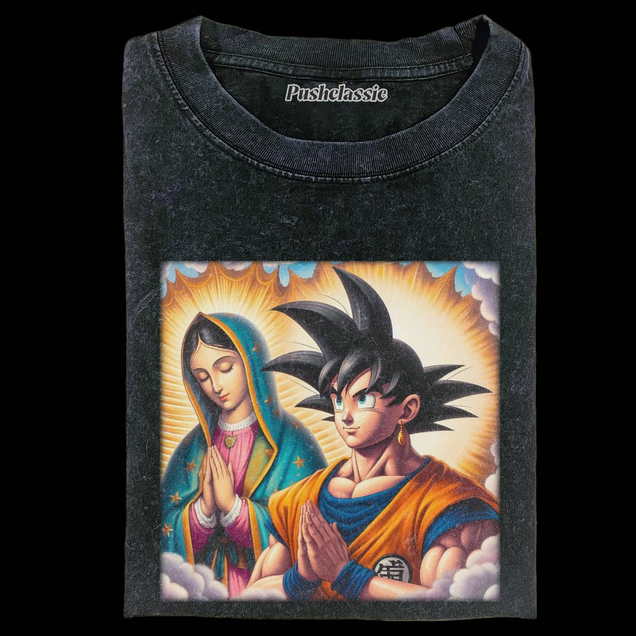 THE GOKU IN RELIGION FASHION WASHED T-SHIRT