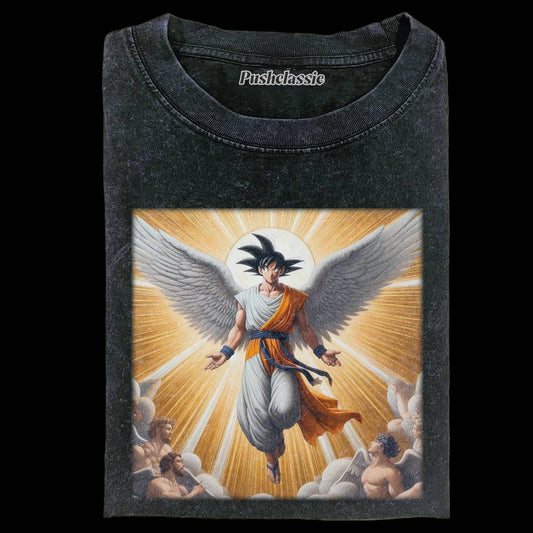 THE GOKU IN RELIGION FASHION WASHED T-SHIRT