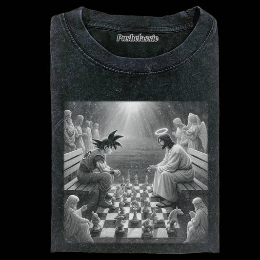 THE GOKU IN RELIGION FASHION WASHED T-SHIRT