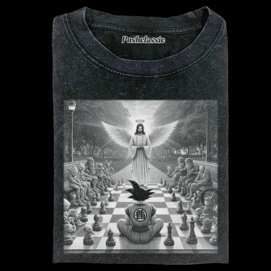 THE GOKU IN RELIGION FASHION WASHED T-SHIRT