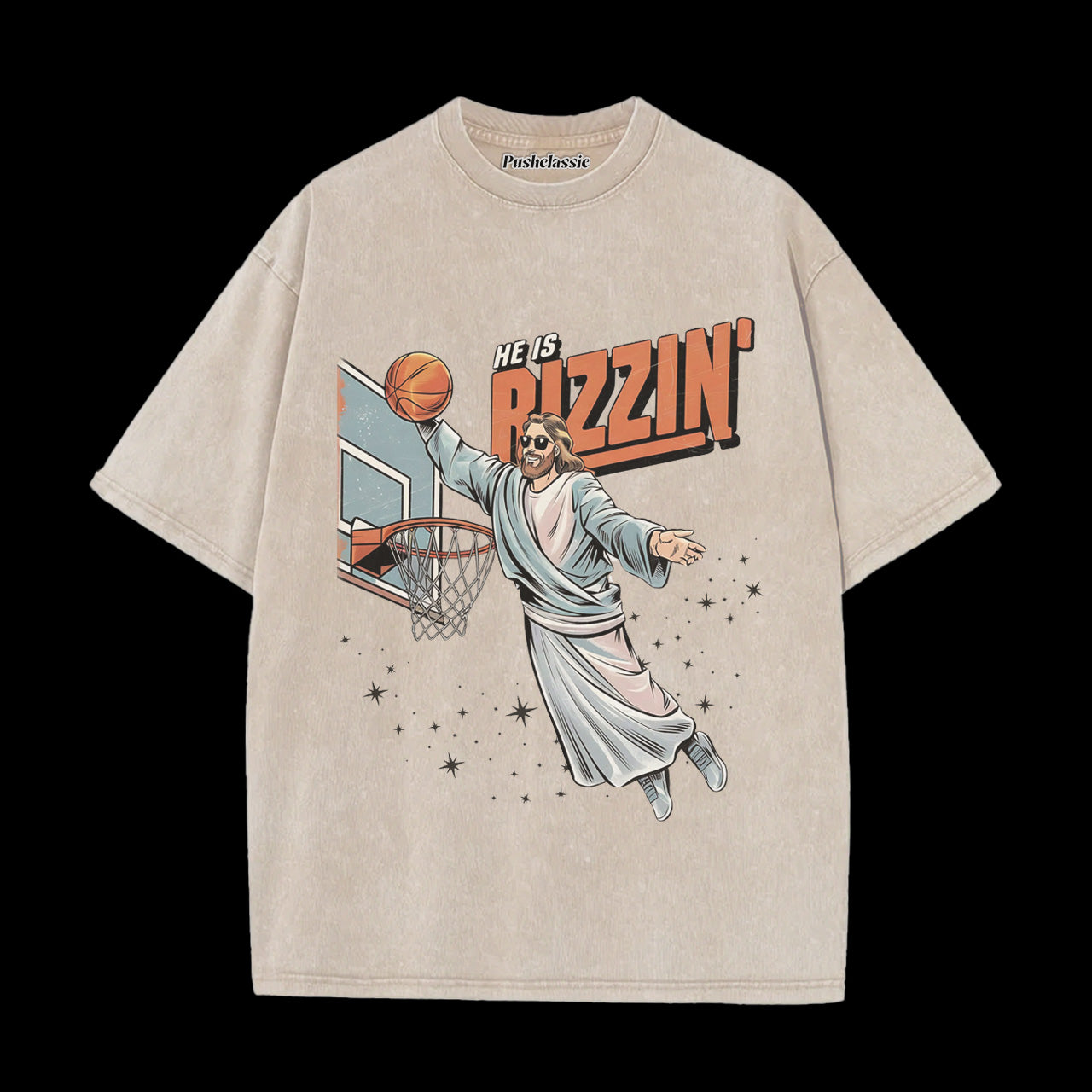 THE HE IS RIZZIN WASHED T-SHIRT