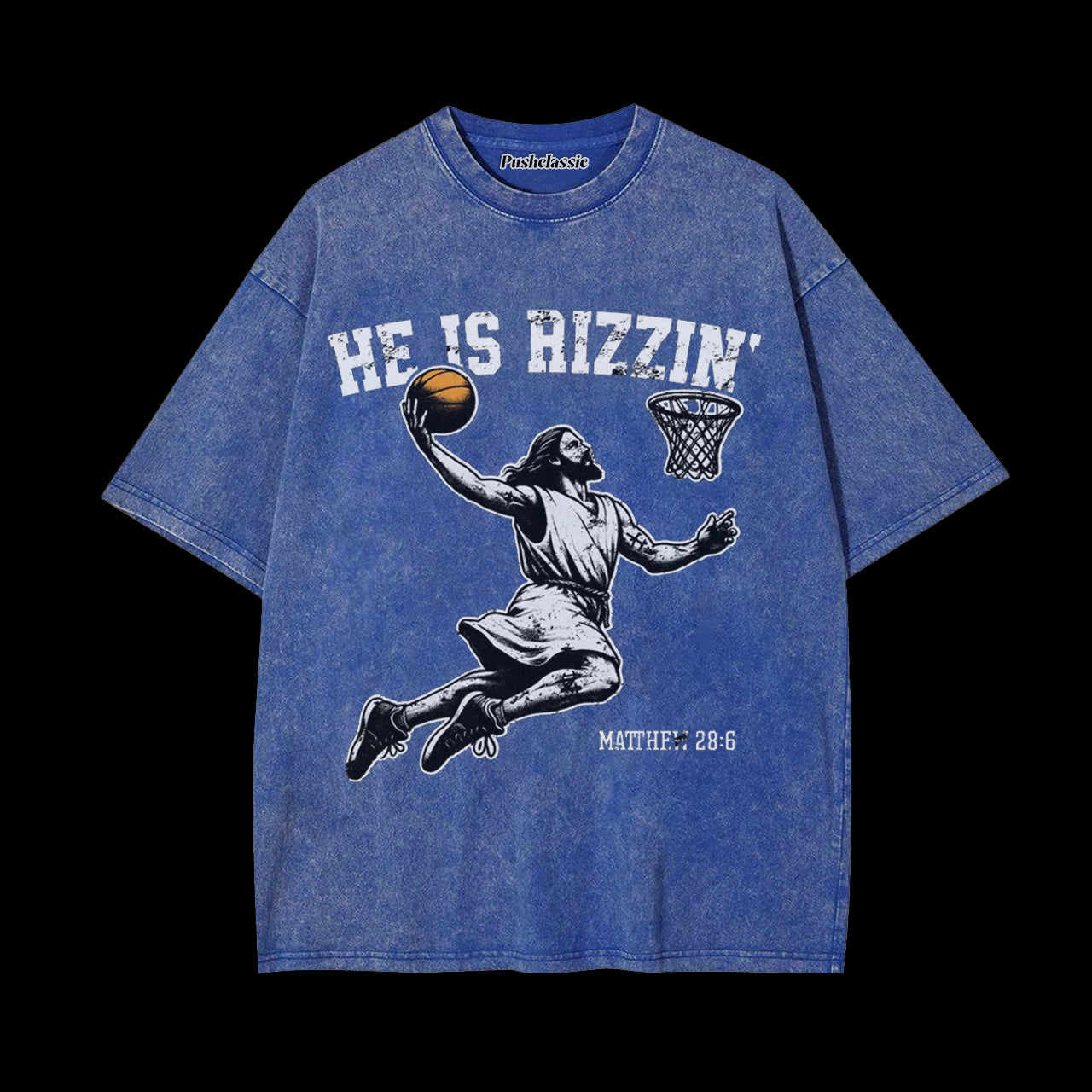 THE HE IS RIZZIN WASHED T-SHIRT
