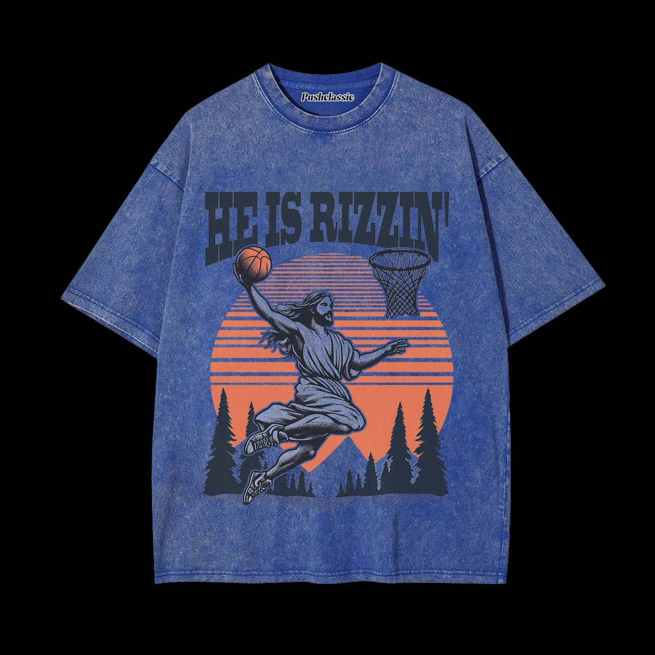 THE HE IS RIZZIN WASHED T-SHIRT