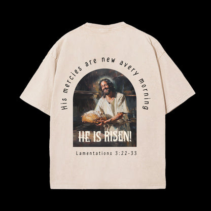 THE HE IS RIZZIN WASHED T-SHIRT