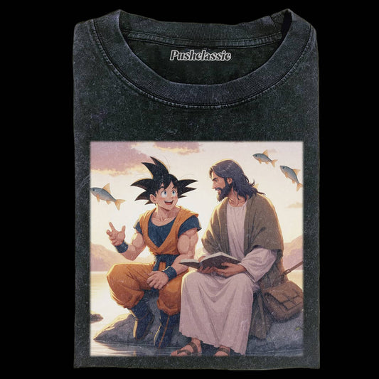 THE JESUS AND GOKU T-SHIRT