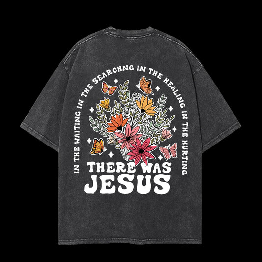 THE JESUS CHRISTIAN WASHED  T-SHIRT