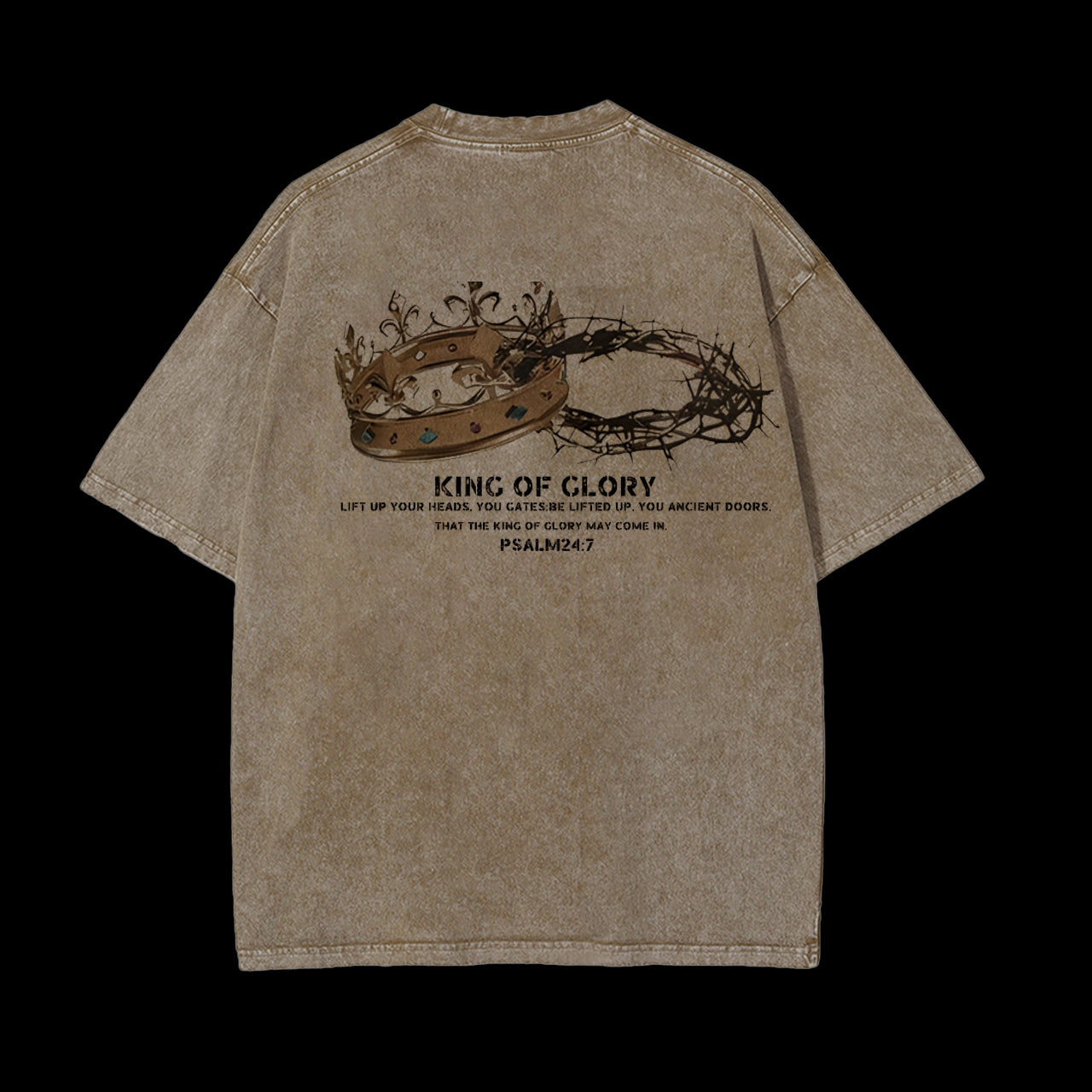 THE JESUS CHRISTIAN WASHED  T-SHIRT