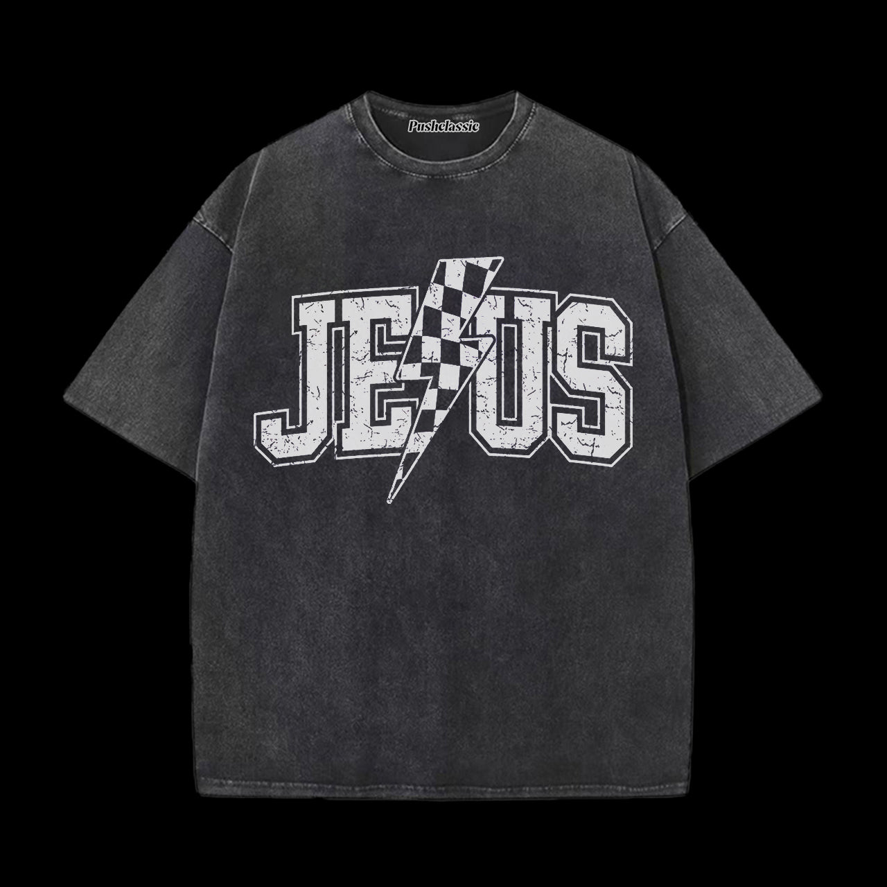 THE JESUS CHRISTIAN WASHED  T-SHIRT