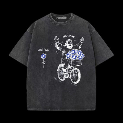 THE JESUS CHRISTIAN WASHED T-SHIRT