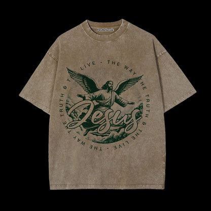 THE JESUS CHRIST WASHED T-SHIRT