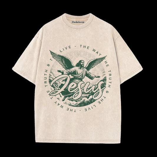 THE JESUS CHRIST WASHED T-SHIRT