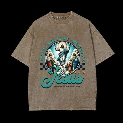 THE JESUS CHRIST WASHED T-SHIRT