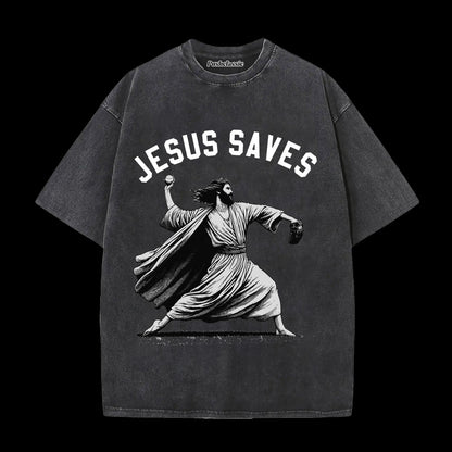 THE JESUS CHRIST WASHED T-SHIRT