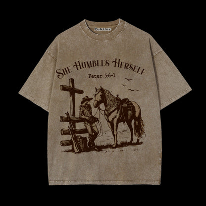 THE JESUS CHRIST WASHED T-SHIRT