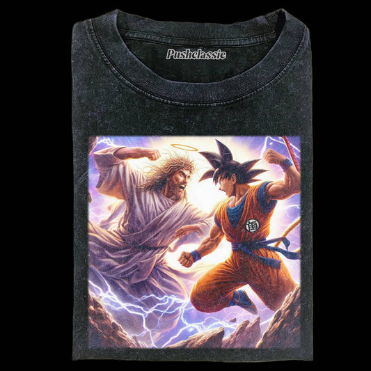 THE JESUS VS GOKU T-SHIRT