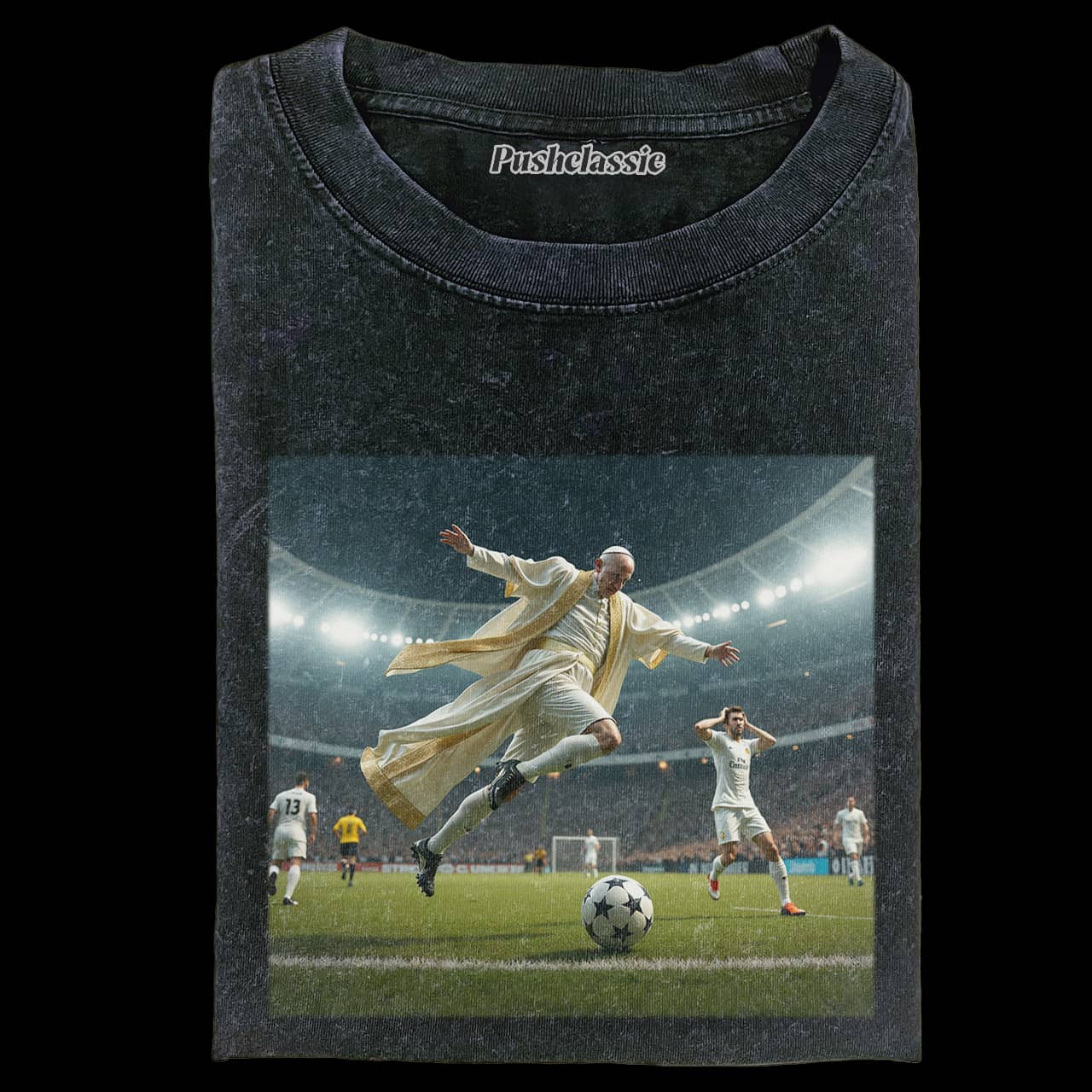 THE POPE FRANCIS WASHED T-SHIRT