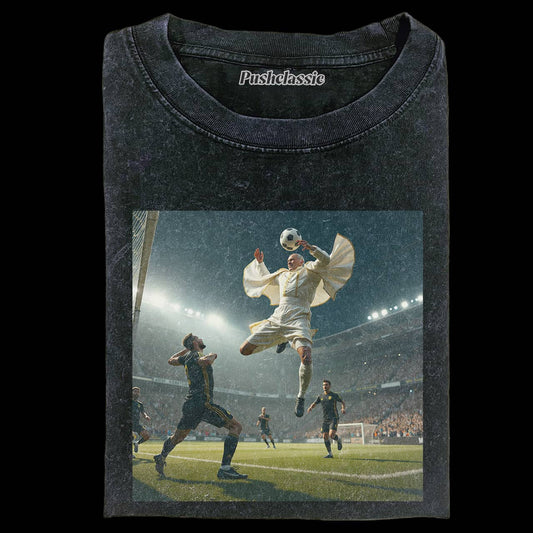 THE POPE FRANCIS WASHED T-SHIRT