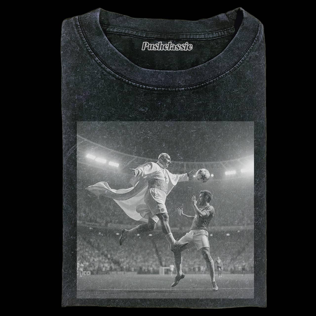 THE POPE FRANCIS WASHED T-SHIRT