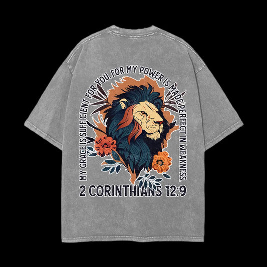 THE 2 CORINTHIANS12-9 CHRISTIAN T-SHIRT