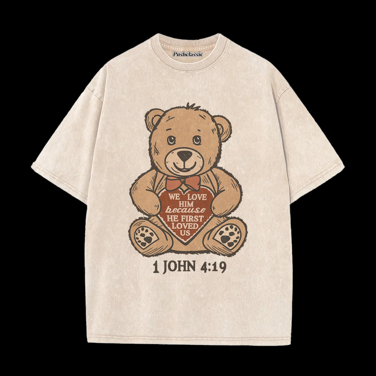 THE BEAR CHRISTIAN WASHED T-SHIRT