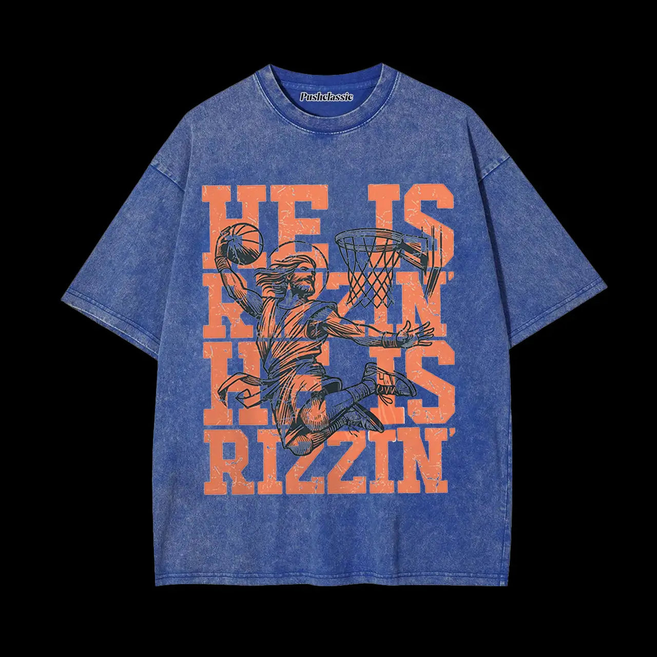 THE HE IS RIZZIN WASHED T-SHIRT