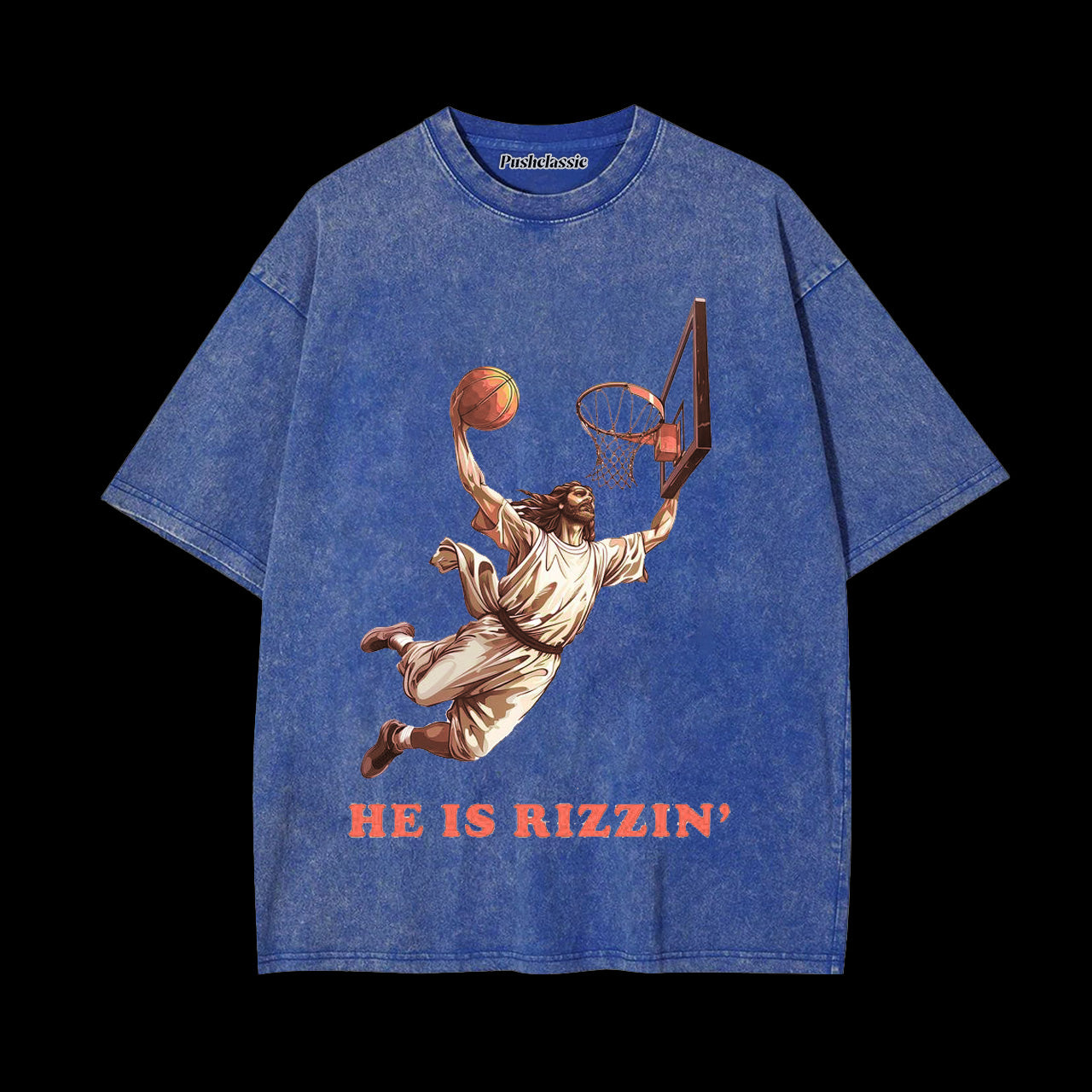 THE HE IS RIZZIN WASHED T-SHIRT