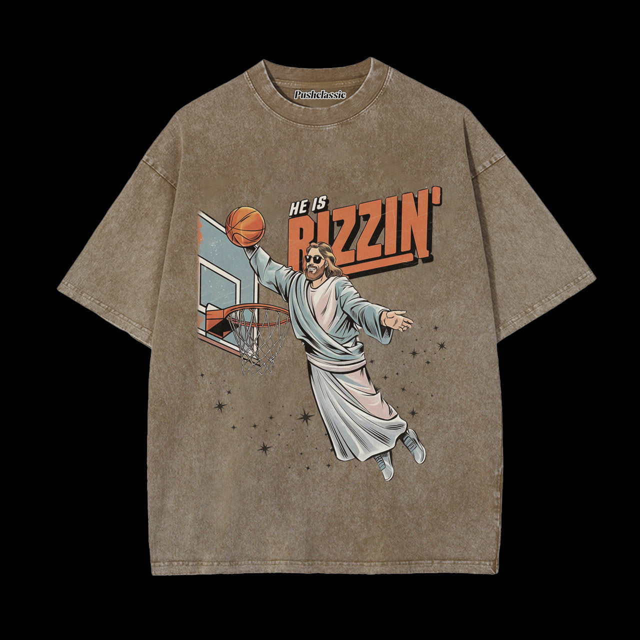 THE HE IS RIZZIN WASHED T-SHIRT