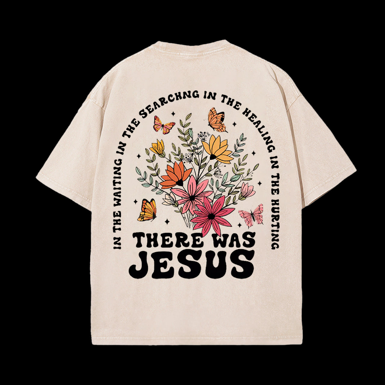 THE JESUS CHRISTIAN WASHED  T-SHIRT