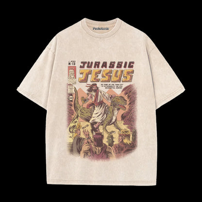 THE JESUS CHRISTIAN WASHED  T-SHIRT